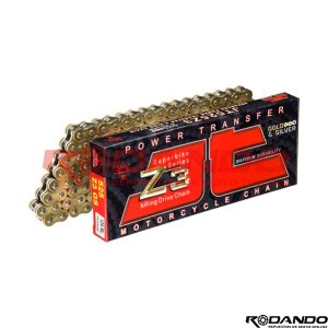 Cadena 525 Dorada Con X-Ring - JT SPROCKETS - 122 links