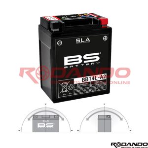 BATERIA BS BATTERY BTX14AHL - BB14L-A2/B2 SLA
